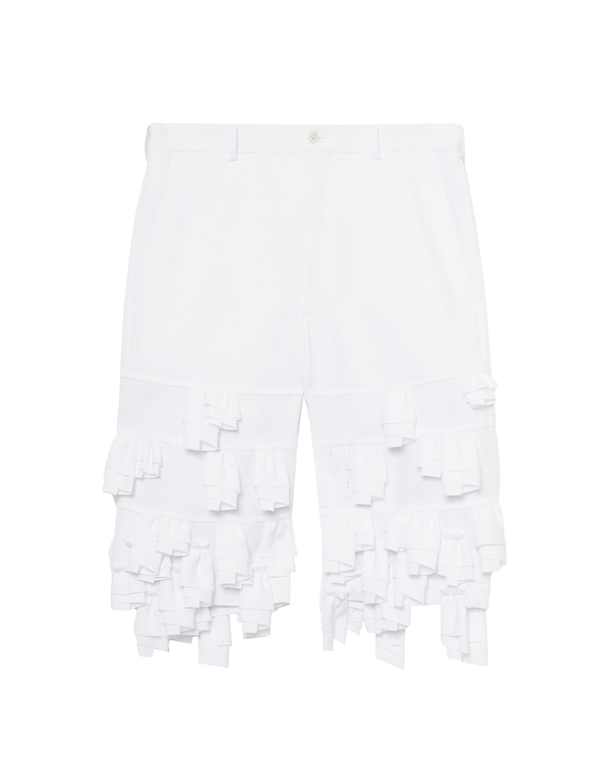 Tiered ruffle shorts by COMME DES GARCONS