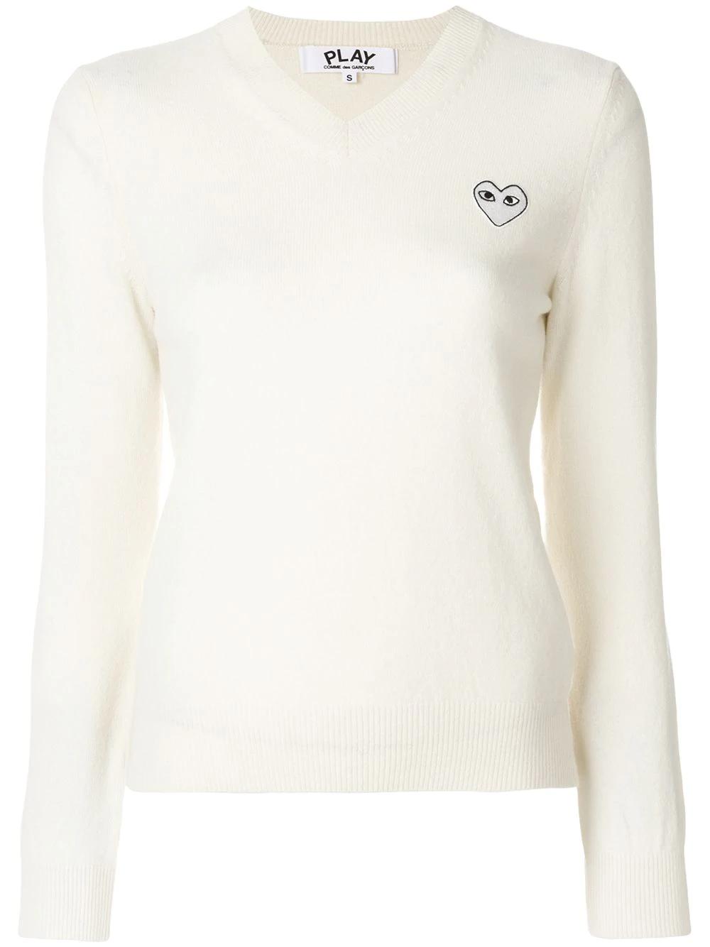 V-neck pullover by COMME DES GARCONS