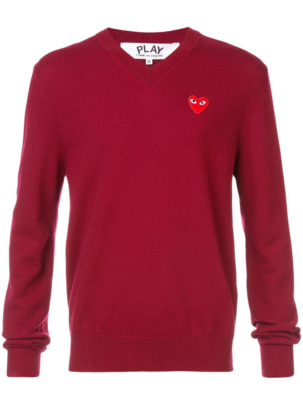 V-neck sweater by COMME DES GARCONS
