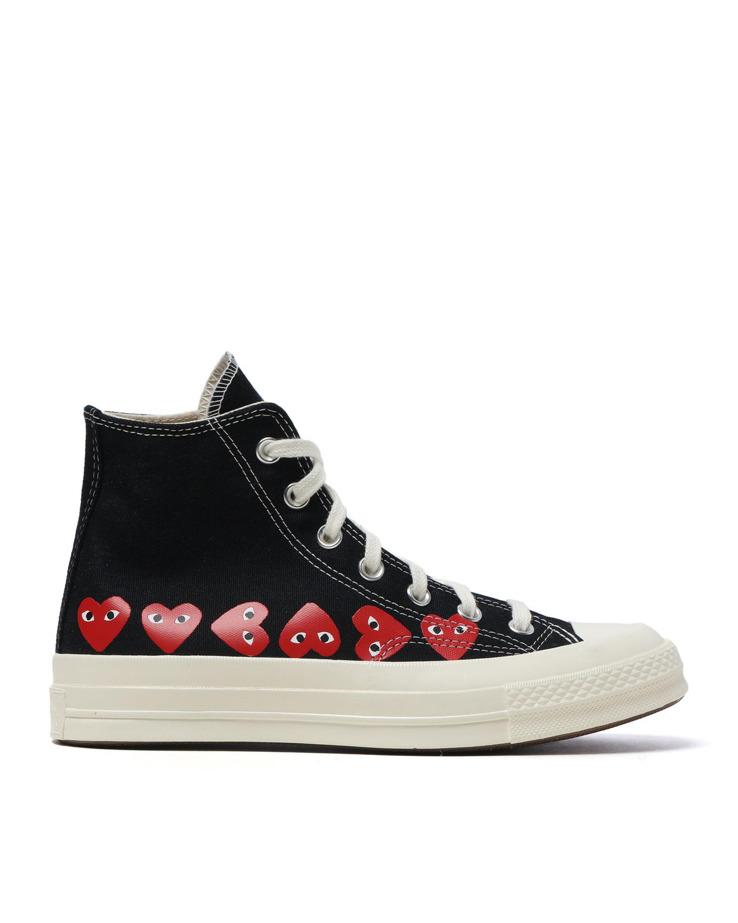 X Converse heart Chuck 70 high-top sneakers by COMME DES GARCONS