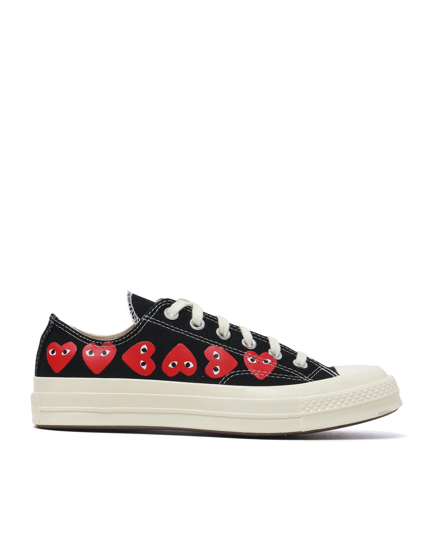 X Converse heart Chuck 70 low-top sneakers by COMME DES GARCONS