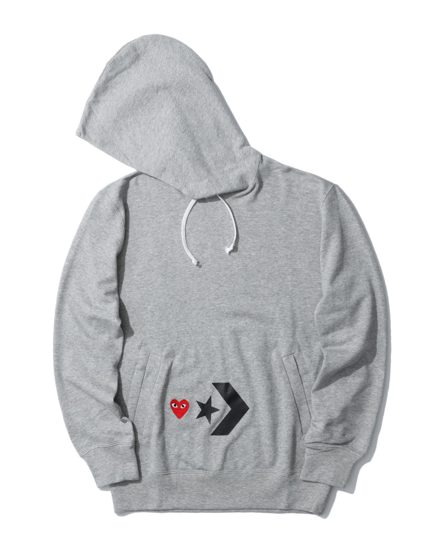 X Converse logo hoodie by COMME DES GARCONS