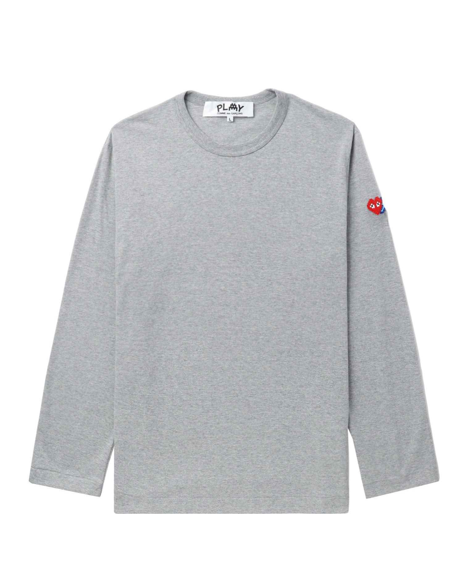 X INVADER long-sleeve tee by COMME DES GARCONS