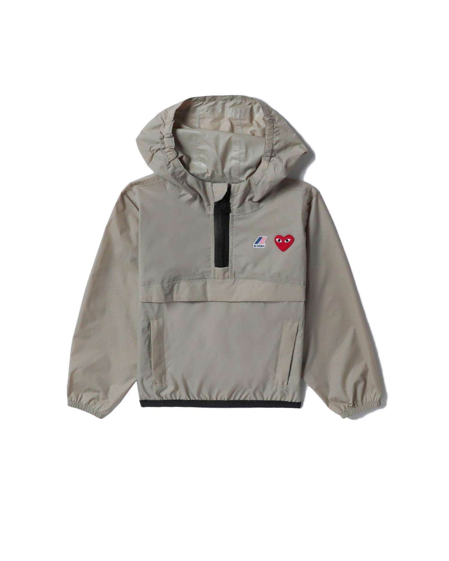 X K-Way Kids half zip jacket by COMME DES GARCONS