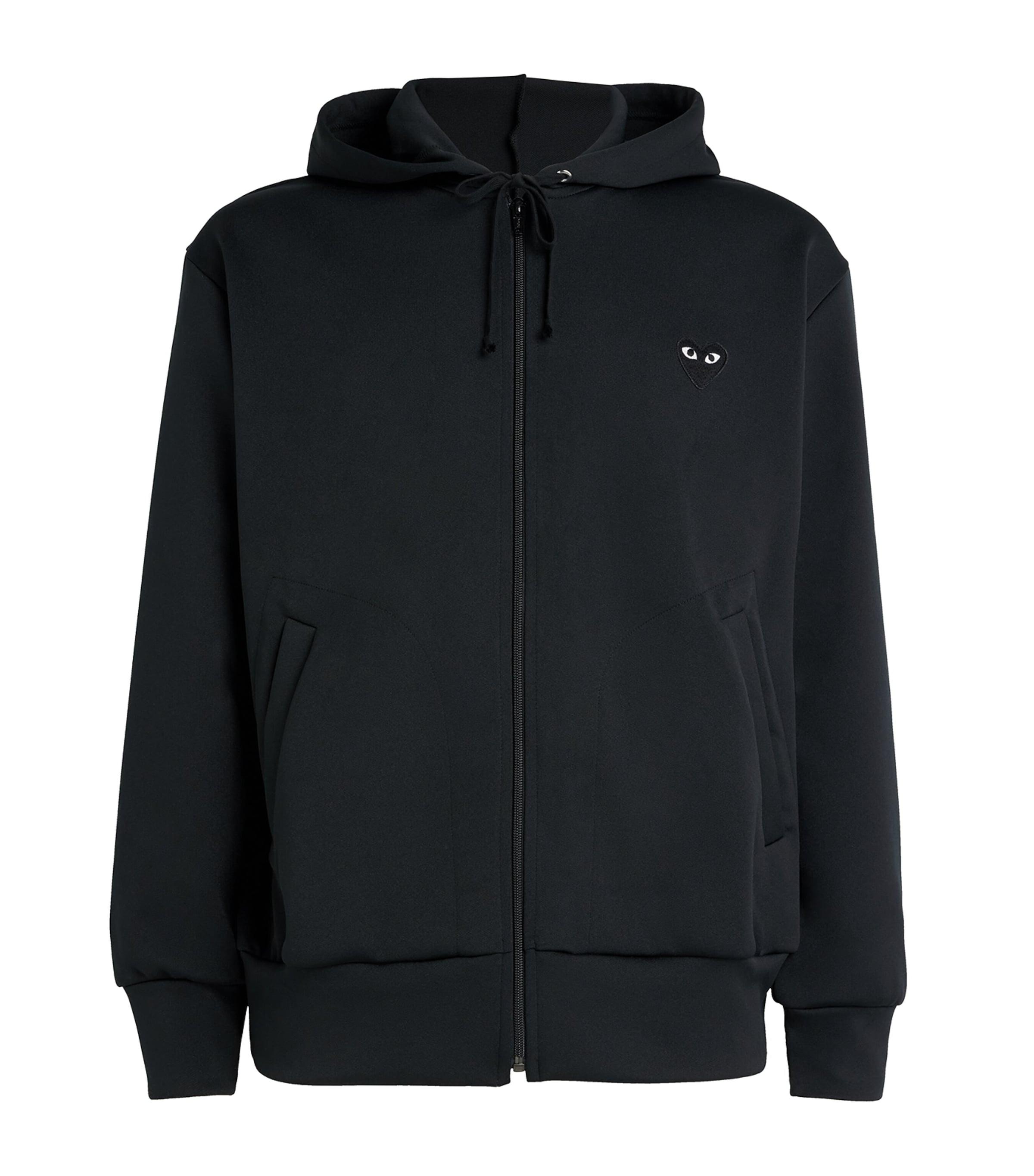 Zip-Up Heart Hoodie by COMME DES GARCONS