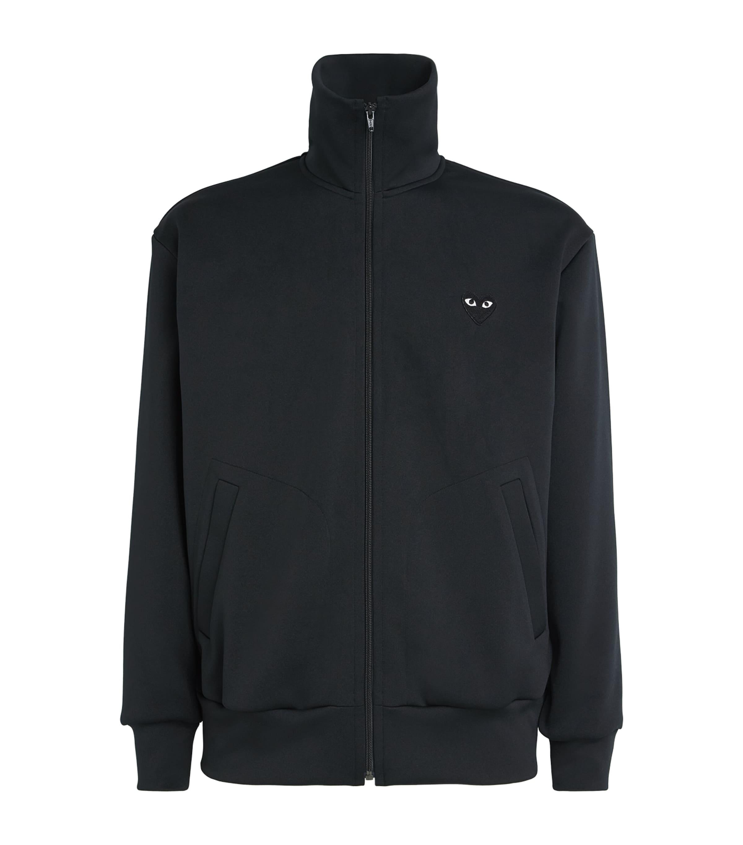 Zip-Up Heart Sweatshirt by COMME DES GARCONS