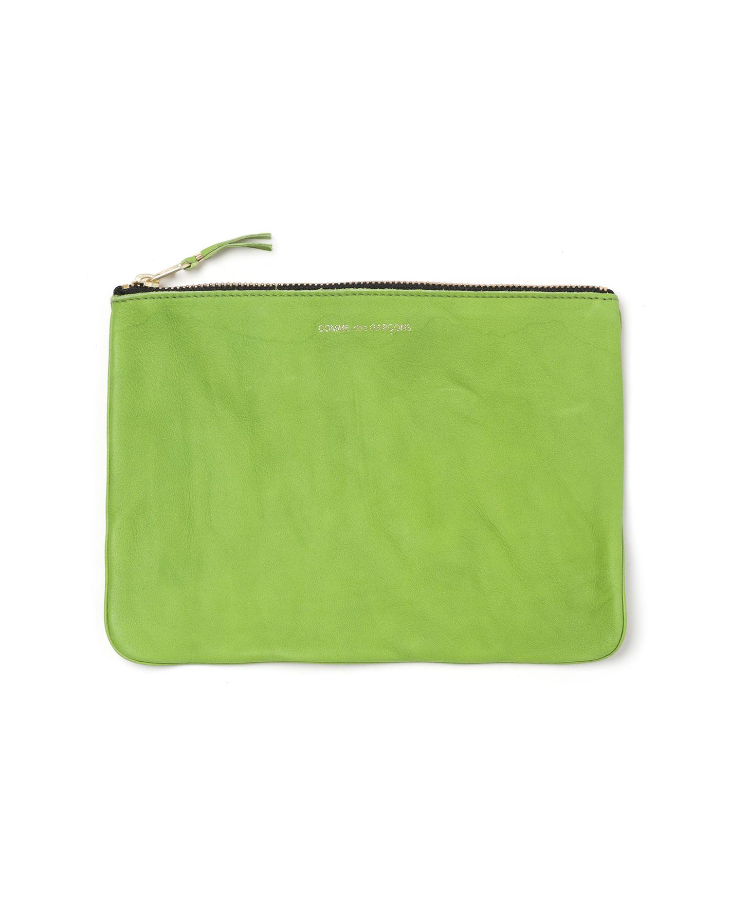Zip leather pouch by COMME DES GARCONS