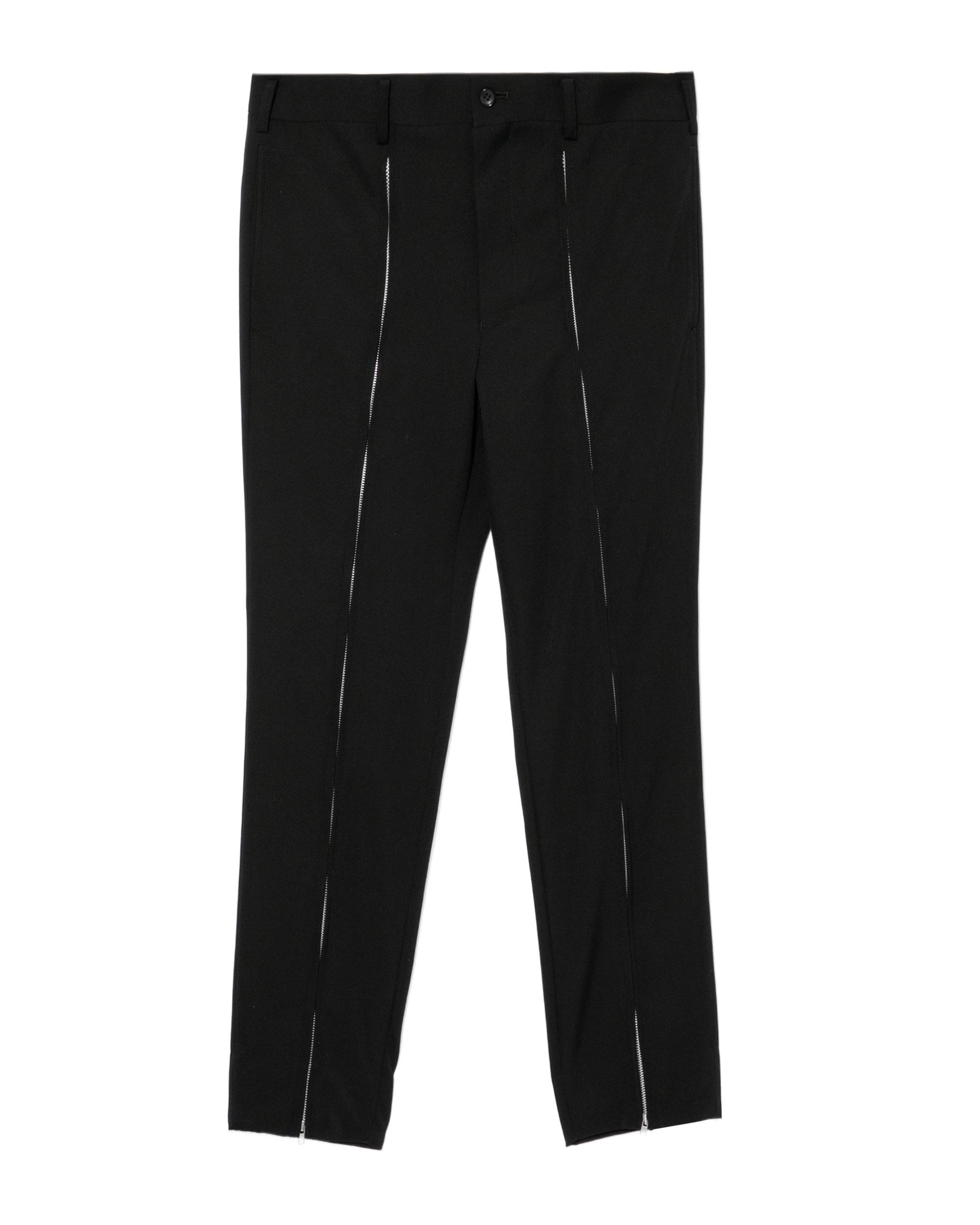Zipper accent pants by COMME DES GARCONS