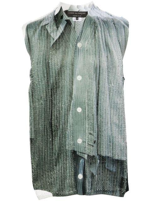 abstract buttoned vest by COMME DES GARCONS