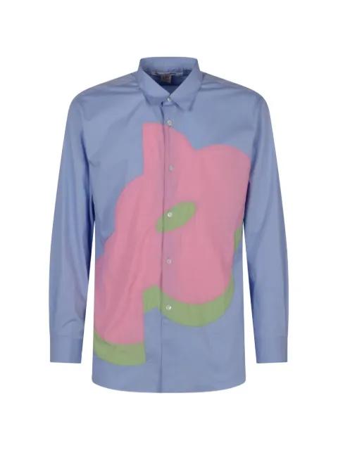 abstract-patchwork shirt by COMME DES GARCONS