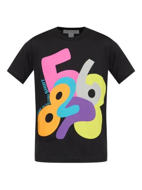 abstract-print t-shirt by COMME DES GARCONS
