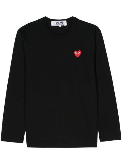 appliqué long-sleeve T-shirt by COMME DES GARCONS