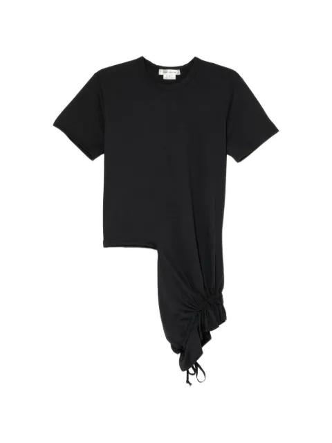asymmetric drawstring T-shirt by COMME DES GARCONS