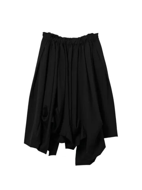 asymmetric panelled shorts by COMME DES GARCONS