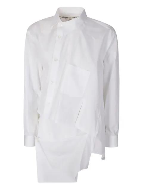 asymmetric pocketed shirt by COMME DES GARCONS