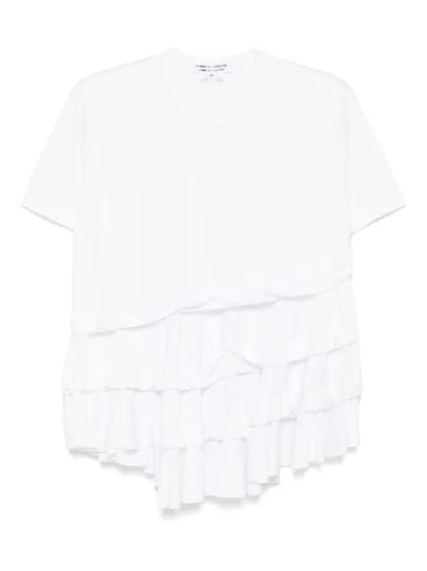 asymmetric ruffled T-shirt by COMME DES GARCONS