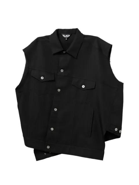 asymmetric sleeveless gilet by COMME DES GARCONS