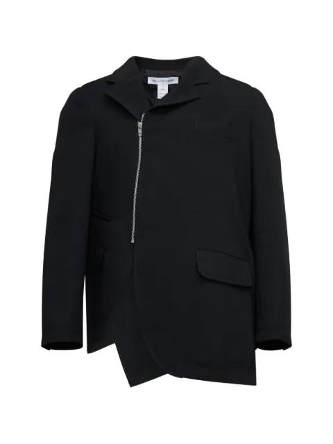 asymmetric zip-fastening jacket by COMME DES GARCONS
