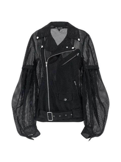 balloon-sleeve mesh jacket by COMME DES GARCONS