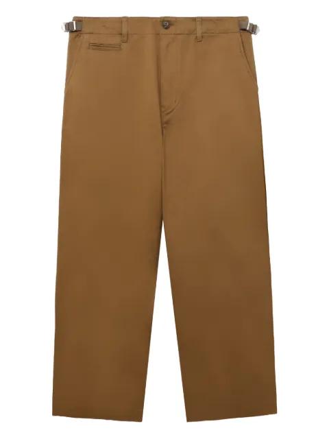 belt-detail wide-leg trousers by COMME DES GARCONS