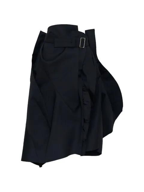 belted asymmetric skirt by COMME DES GARCONS