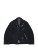 belted biker jacket by COMME DES GARCONS