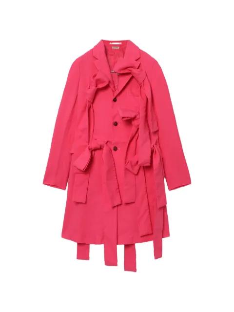 bow-details coat by COMME DES GARCONS