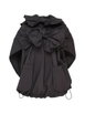bow-embellished drawstring-hem top by COMME DES GARCONS bow-embellished drawstring-hem top by COMME DES GARCONS