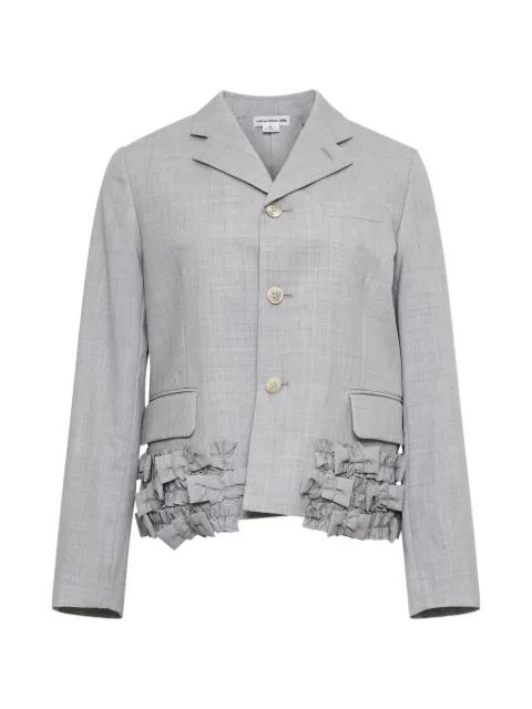 bow-embellished ruffled jacket by COMME DES GARCONS