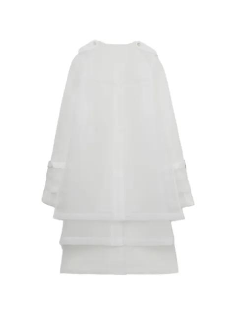 buckled panelled coat by COMME DES GARCONS