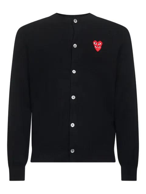 button heart-logo cardigan by COMME DES GARCONS