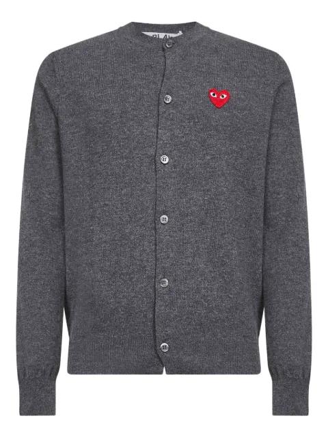 button heart-logo cardigan by COMME DES GARCONS