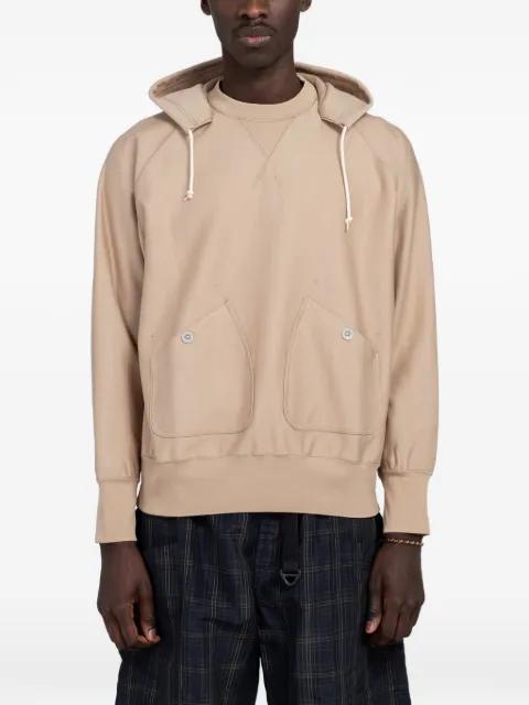 button-pocket hoodie by COMME DES GARCONS
