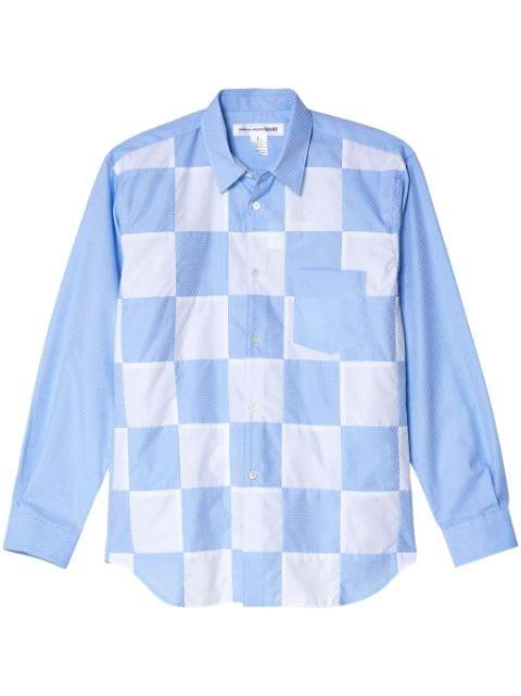 check-pattern cotton shirt by COMME DES GARCONS