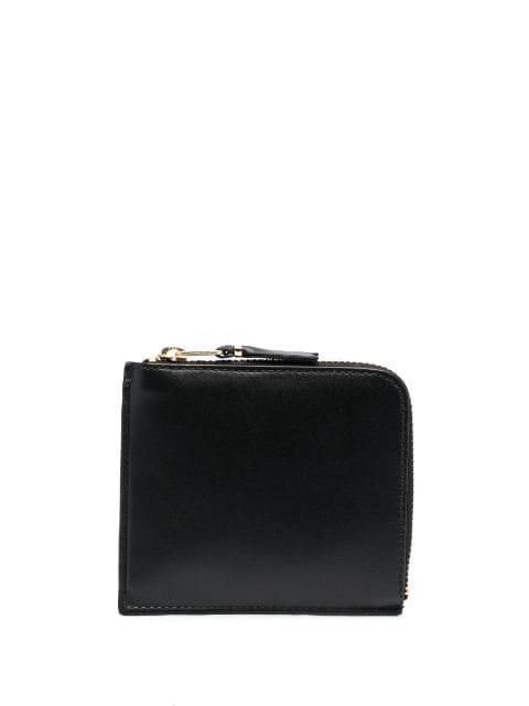 checkerboard-lining leather wallet by COMME DES GARCONS