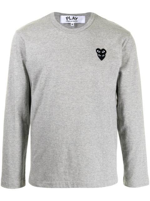 chest logo-patch jumper by COMME DES GARCONS