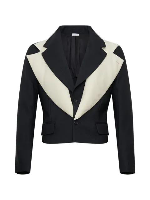 chest-panel cropped dinner jacket by COMME DES GARCONS