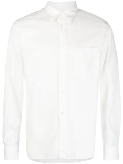 chest-pocket long-sleeve shirt by COMME DES GARCONS