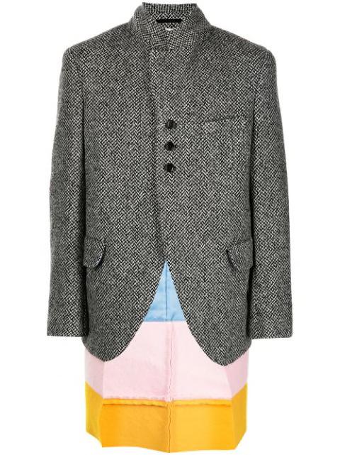 colour-block panelled blazer by COMME DES GARCONS
