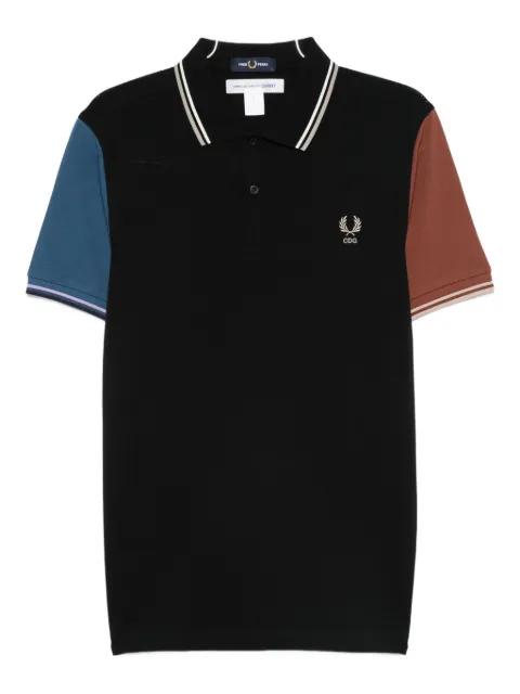 colour-block polo shirt by COMME DES GARCONS