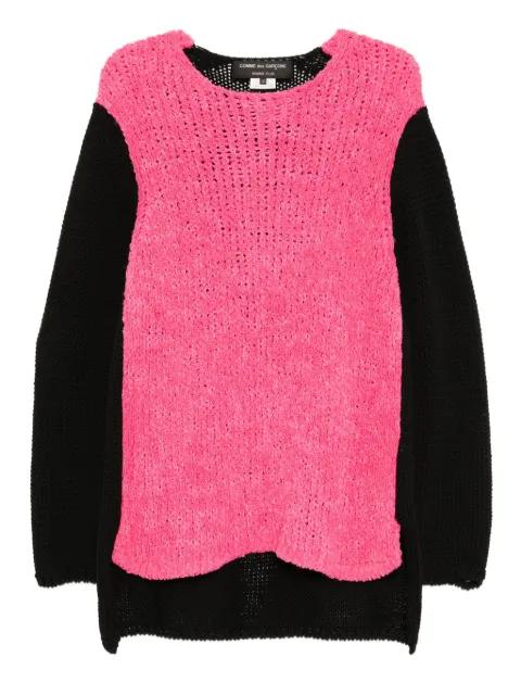 contrast-color jumper by COMME DES GARCONS