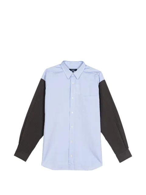 contrast-sleeve panelled shirt by COMME DES GARCONS