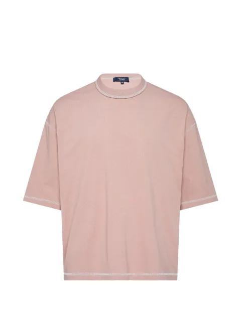 contrast-stitch T-shirt by COMME DES GARCONS