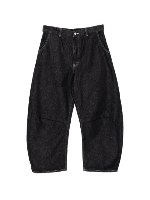 contrast stitch trousers by COMME DES GARCONS