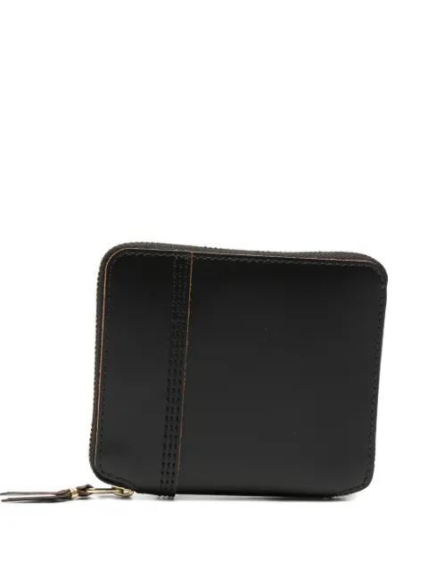 contrast-stitch zip-around wallet by COMME DES GARCONS