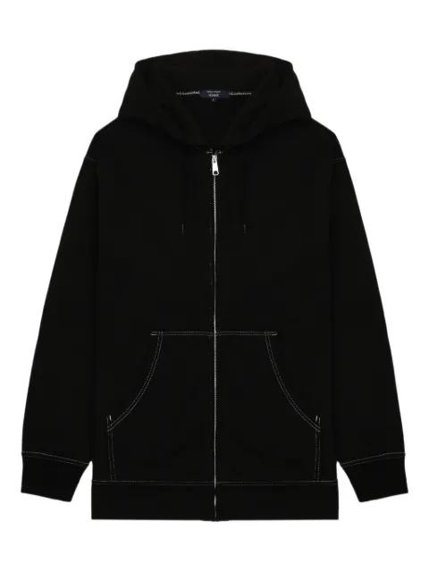 contrast-stitching hoodie by COMME DES GARCONS