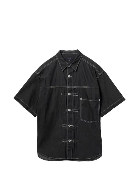 contrast stitching short-sleeve shirt by COMME DES GARCONS