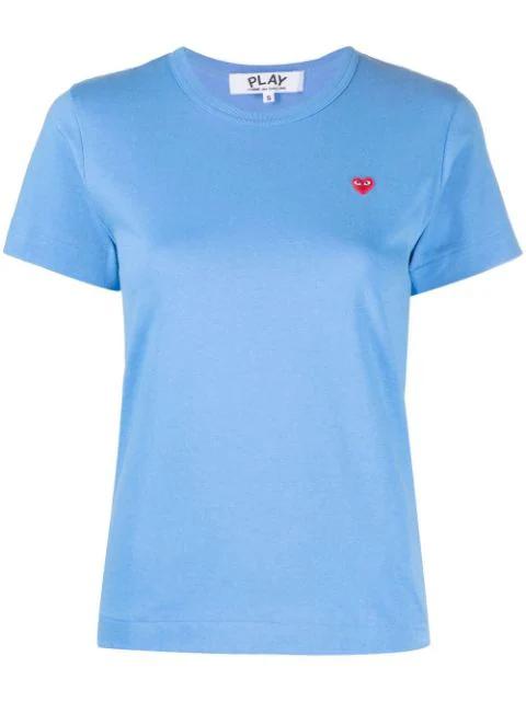 cotton embroidered-logo T-shirt by COMME DES GARCONS