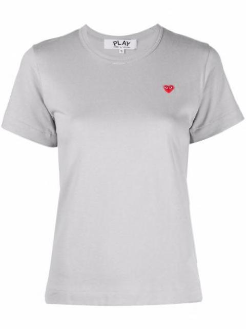 cotton embroidered-logo T-shirt by COMME DES GARCONS