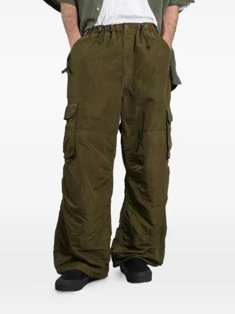 creased drawstring cargo pants by COMME DES GARCONS